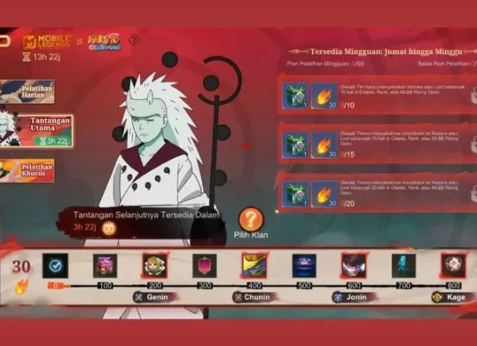 Kuis Akademi Ninja MLBB X Naruto (Sumber: Istimewa)