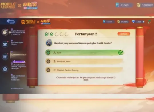 Berikut ini merupakan jawaban untuk kuis pertanyaan manakah yang termasuk ninjutsu peringkat S milik Sasuke. (Sumber: Istimewa)