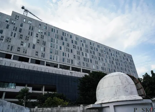 Planetarium dan Observatorium Jakarta di kawasan Taman Ismail Marzuki (TIM). (Sumber: Poskota/Bilal Nugraha Ginanjar)