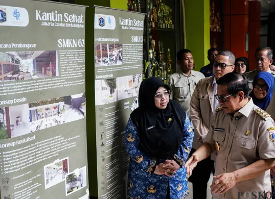 Gubernur Pramono Anung Tinjau Kantin Sehat SMA dan SMK
