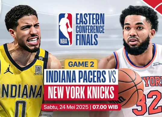 Link live streaming New York Knicks vs Indiana Pacers. (Sumber: Vidio)