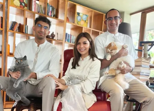 Suami Najwa Shihabm Ibrahim Sjarief meninggal dunia hari ini Selasa, 20 Mei 2024 dan dikabarkan sempat menjalani perawatan di Rumah Sakit Pusat Otak Nasional. (Sumber: Instagram/@najwashihab)