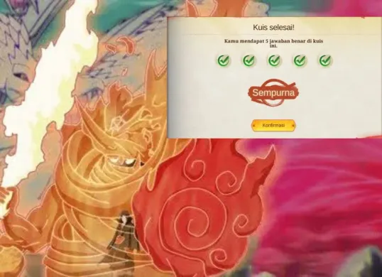 Apa pedang legendaris milik Susanoo Uchiha Itachi, simak bocoran kunci jawaban kuis Akademi Ninja MLBB x Naruto berikut ini. (Sumber: Istimewa)