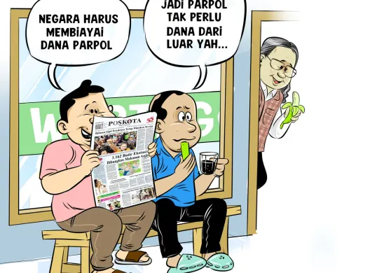 Obrolan Warteg: Saatnya Tolak Kompensasi Politik (Sumber: Poskota/Arif Setiadi)