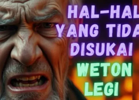 Ilustrasi hal yang tidak disukai weton Legi. (Sumber: YouTube)@Titik Damai Saja)