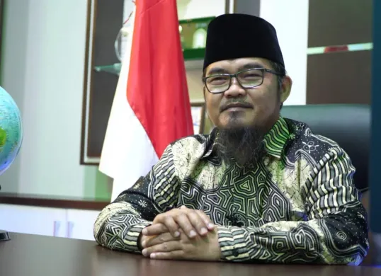 K.H. Zezen Zaenal Mursalin, Lc, Pimpinan Ma’had Aly Mu’adz bin Jabal Kendari sekaligus Pembina LAZIS Mu’adz. (Sumber: Dok. Pribadi)