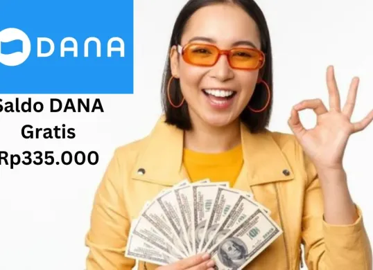 Klaim saldo DANA gratis Rp335.000 masuk ke dompet elektronik Rabu 21 Mei 2025. (Sumber: Poskota/Gabriel Omar Batistuta)
