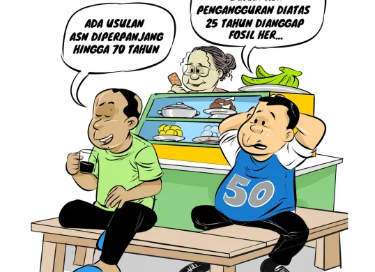 Obrolan Warteg: Bertambah Usia, Kian Bijak (Sumber: Poskota/Arif Setiadi)