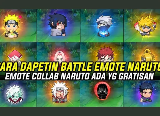 Cara mendapatkan emote kolaborasi MLBB x Naruto dimana? Simak jawabannya. (Sumber: YouTube/Eidura Channel)