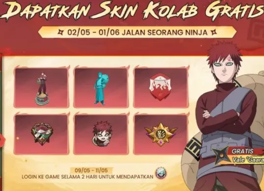 MLBB x Naruto. (Sumber: Istimewa)