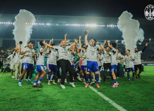 PSIM Yogyakarta dipastikan promosi ke Liga 1 musim depan setelah berhasil menjadi juara di kompetisi Liga 2 2024-2025. (Foto: Instagram/@psimjogja_official)