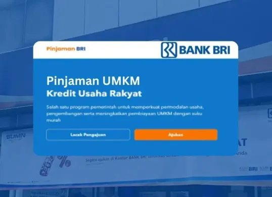 Cara pengajuan KUR BRI secara online. (Sumber: Poskota/Faiz)