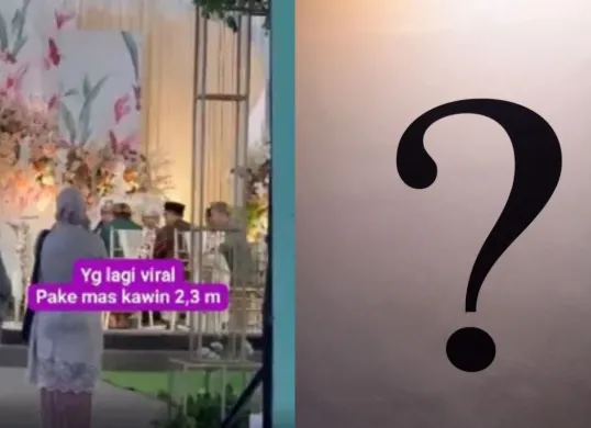 Viral pernikahan Evelene Helena Nurul Suci jadi pembicaraan warganet. (Sumber: Istimewa)