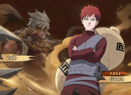 Ilustrasi karakter Gaara yang muncul dalam kolaborasi MLBB x Naruto. (Sumber: YouTube/Mobile Legends)