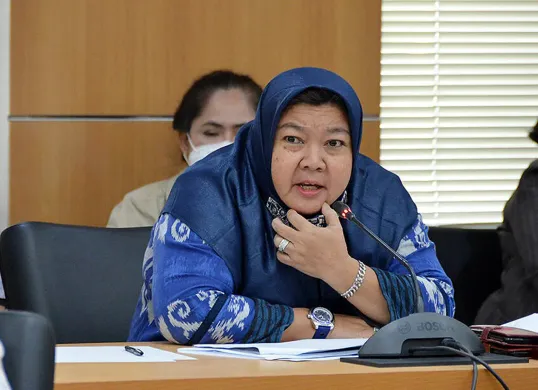 Wakil Ketua Fraksi Demokrat DPRD DKI Jakarta, Neneng Hasanah. (Sumber: Dok. Setda DPRD DKI Jakarta)