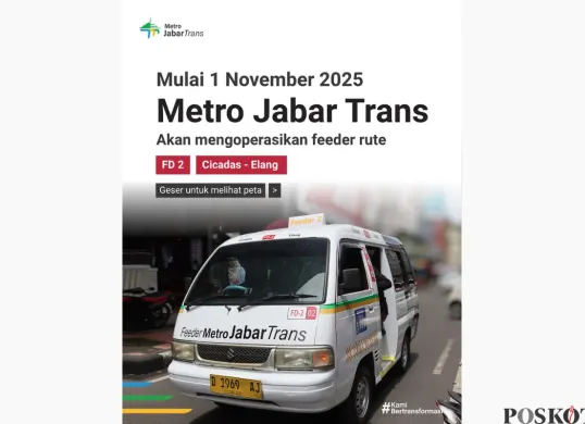 Metro Jabar Trans Operasikan FD2 Cicadas-Elang Hari Ini 1 November 2025, Berikut Rutenya (Sumber: Instagram/brt.metrojabartrans)