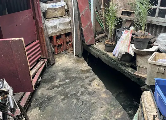 Kondisi permukiman di RW 13, Kelurahan Kemanggisan, Kecamatan Palmerah, Jakarta Barat. (Sumber: POSKOTA | Foto: Pandi Ramedhan)