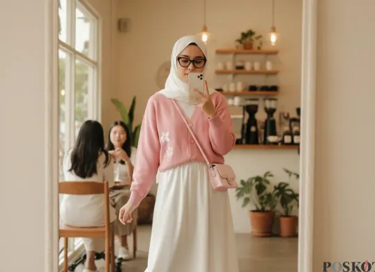 Hasil edit foto estetik pakai prompt Gemini AI. (Sumber: Gemini AI)