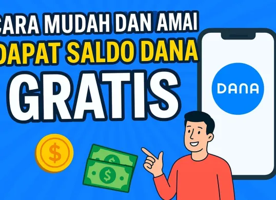 Klaim saldo DANA gratis menggunakan aplikasi penghasil uang dengan mudah dan aman (Sumber: AI)