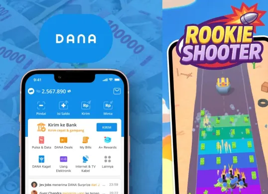 Aplikasi game penghasil saldo DANA terbaru 2025. (Sumber: Istimewa)