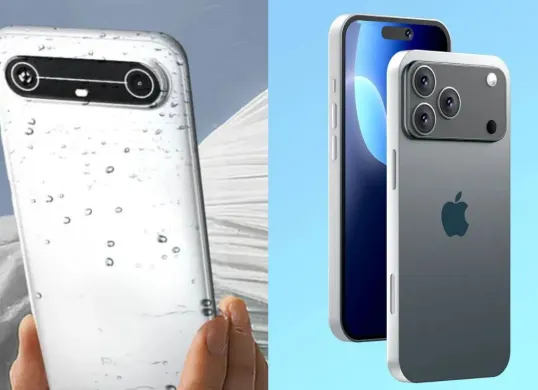 Spesifikasi hp Tecno Pova Slim vs iPhone 17 Air (Sumber: Kolase)