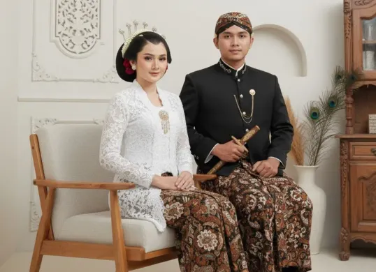 Tren viral edit foto AI prewedding. (Sumber: Istimewa)