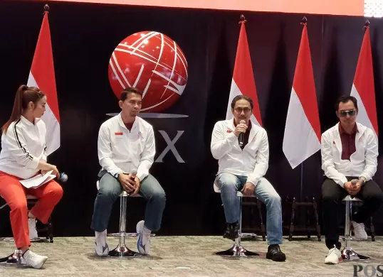 Konferensi pers Capital Market Run 2025 di Gedung Bursa Efek Indonesia (BEI), Jakarta Selatan, Selasa, 4 November 2025. (Sumber: POSKOTA | Foto: Ali Mansur)
