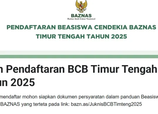 Panduan Lengkap Mengisi Surat Rekomendasi Tokoh Masyarakat Beasiswa BAZNAS 2025 Timur Tengah + Link Download Format (Sumber: Dok/Google Form)