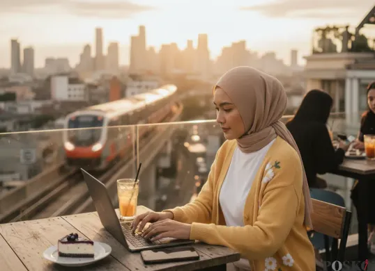 Potret foto estetik yang dibuat pakai prompt Gemini AI yang tepat. (Sumber: Gemini AI)