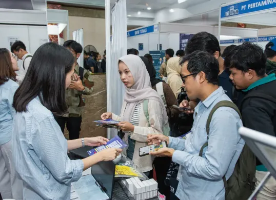 OLX Jobfair digelar di Batavia Ballroom, Gedung Nyi Ageng Serang, Jakarta Selatan pada 24-25 Oktober 2025. (Sumber: Dok. OLX)
