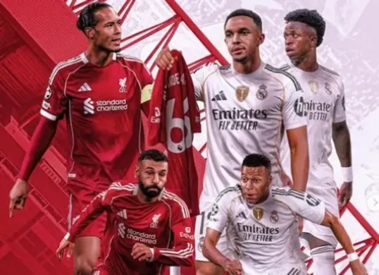 Tonton live streaming Liverpool vs Real Madrid di Liga Champions di sini, kick-off 03.00 WIB (Sumber: Instagram @433)