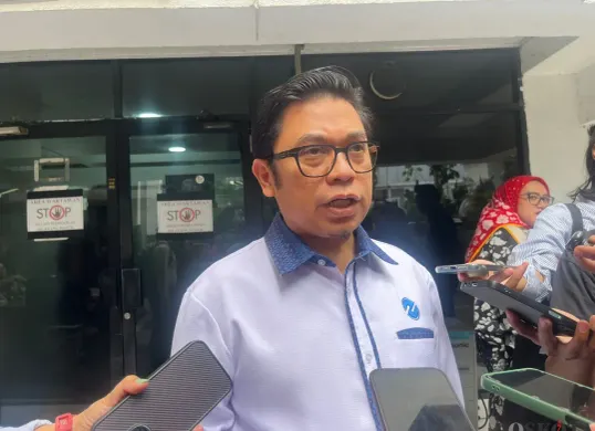 Direktur Utama PT TransJakarta, Welfizon Yuza di Balai Kota DKI Jakarta, Selasa, 4 November 2025. (Sumber: POSKOTA | Foto: M Tegar Jihad)