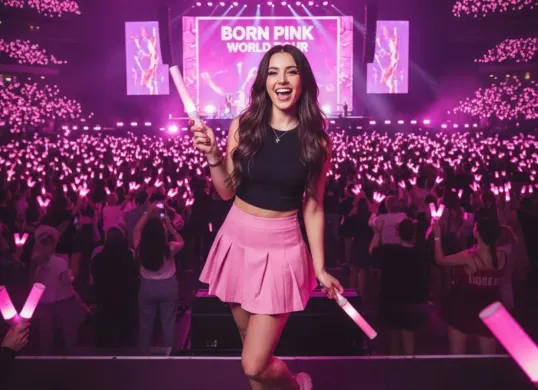 Edit foto seolah nonton konser BLACKPINK dengan Gemini AI (Sumber: Gemini AI)