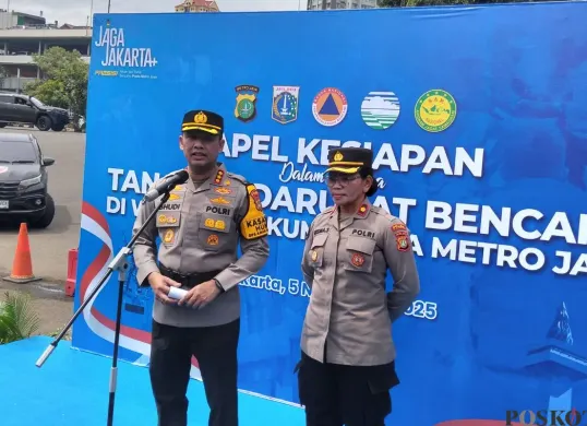 Kepala Bidang Humas Polda Metro Jaya, Kombes Pol Budi Hermanto di Mapolda Metro Jaya, Jakarta Selatan, Rabu, 5 November 2025. (Sumber: Poskota/Ali Mansur)