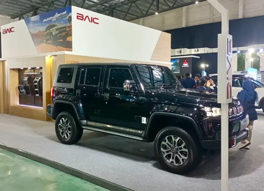 BAIC tampil di GIIAS Makassar 2025 dengan tiga SUV andalan. (Sumber: BAIC Indonesia)
