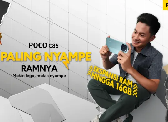 POCO C85 Resmi Meluncur di Indonesia, Baterai 6000 mAh dan Fitur Ekspansi RAM (Sumber: POCO Indonesia)