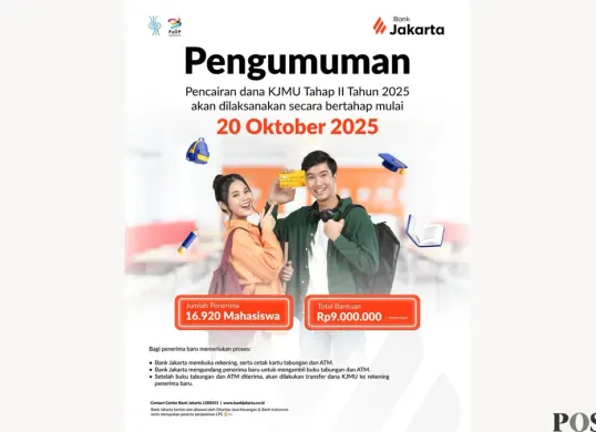 Cara Cairkan Bantuan KJMU Tahap 2 2025 di Bank DKI (Sumber: Instagram/upt.p4op)