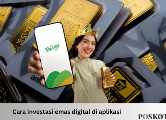 Cara investasi emas di aplikasi tring. (Sumber: Istimewa)