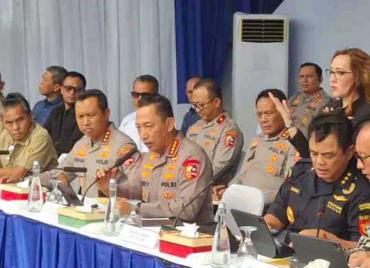 Satgasus OPN Polri, DJBC, dan DJP Kemenkeu mengungkap modus baru penghindaran kewajiban ekspor pada komoditas kelapa sawit dan produk turunannya. (Sumber: Dok. Mabes Polri)