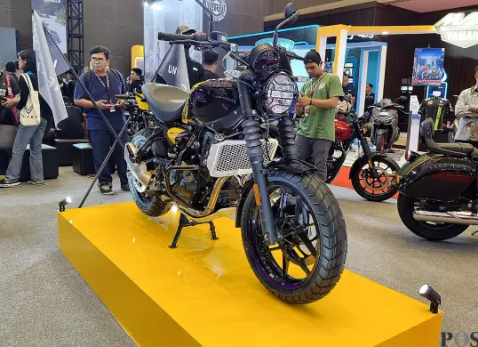 Royal Enfield Guerilla. (Sumber: POSKOTA | Foto: Erwan Hartawan)