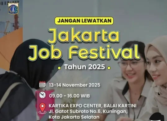 Jakarta Job Festival 2025 hadir kembali, catat tanggalnya! (Sumber: Instagram @dkijakarta)