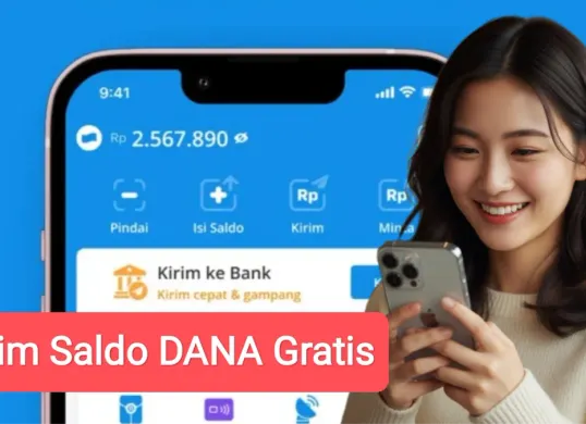 Cara dapat saldo DANA gratis secara online. (Sumber: DANA/Gemini AI/edit Poskota)
