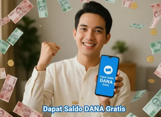 Ilustrasi - Berhasil klaim saldo DANA gratis ratusan ribu rupiah dari game penghasil uang. (Sumber: Gemini AI)