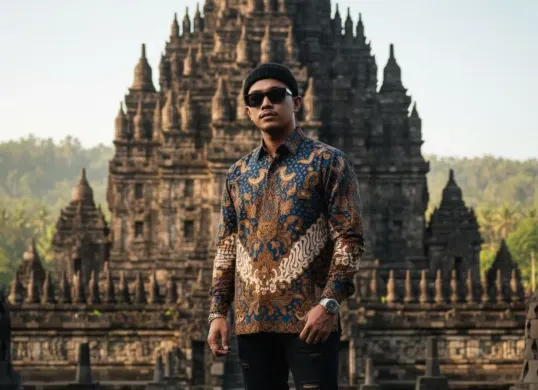 Prompt Gemini AI pakai foto batik. (Sumber: Gemini AI)