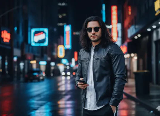 Hasil edit prompt Gemini AI cowok gondrong yang keren dan terlihat maskulin. (Sumber: Freepik/pressahotkey)