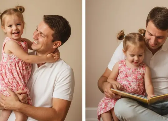 Foto bareng ayah cukup dengan modal Gemini AI (Sumber: Gemini AI)