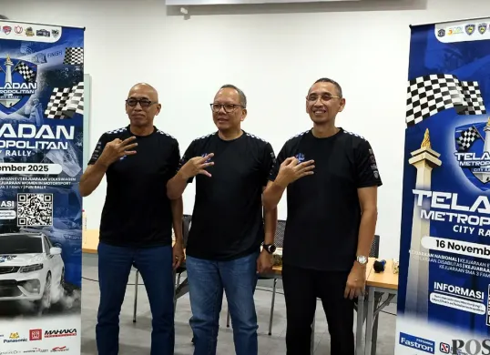 Konferensi pers event reli bertajuk Teladan Metropolitan City Rally (TMCR) di Jakarta, Rabu, 12 November 2025. (Sumber: POSKOTA | Foto: Erwan Hartawan)