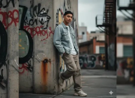 Deretan prompt Gemini AI khusus cowok Indonesia untuk hasil foto realistis dan kece. (Sumber: Poskota/Gemini AI Generated)