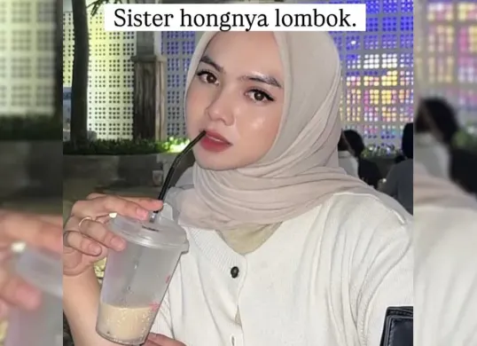 Sosok sister hong lombok ternyata pria menyamar jadi MUA berhijab (Sumber: Instagram/@nasikrawumataram)