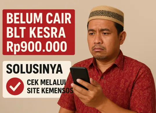 Ilustrasi penyebab BLT Kesra belum cair. (Sumber: Poskota/ChatGPT)